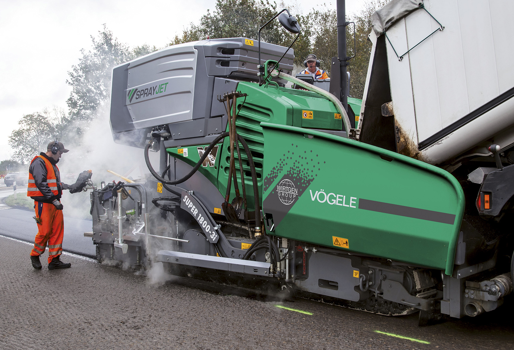 Vögele Super 1800-3i asphalt paver