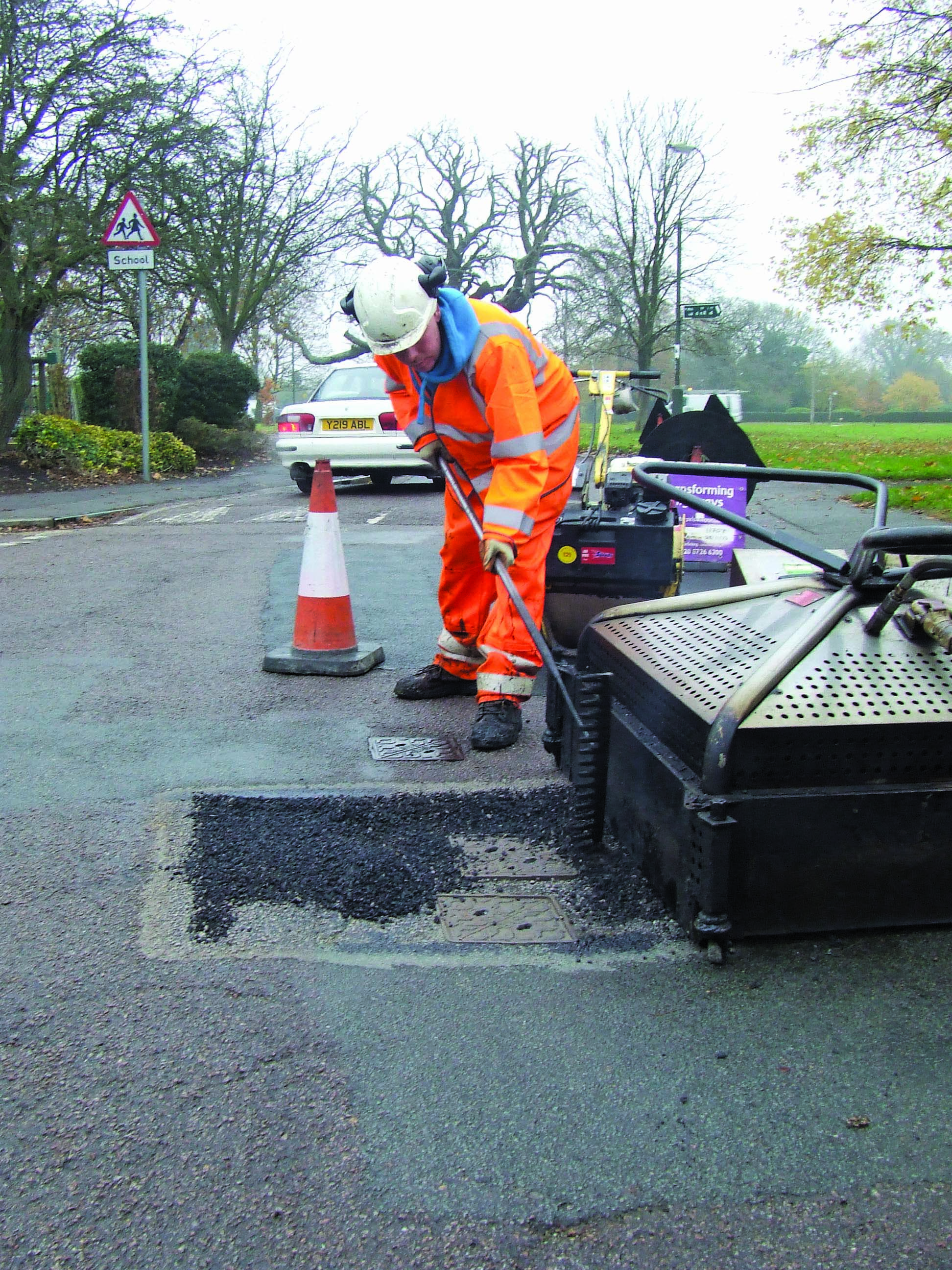 road repairs are essential