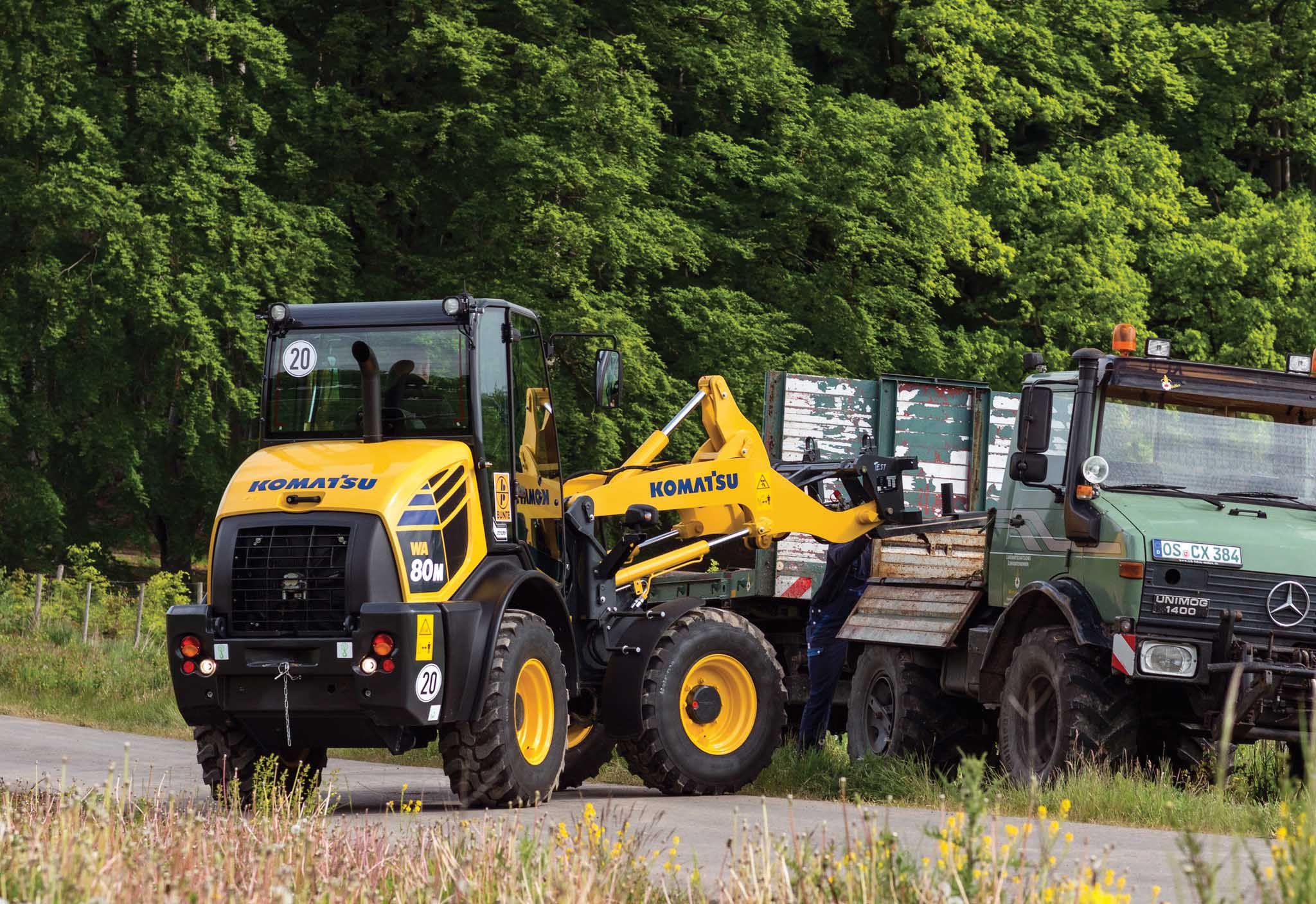 Komatsu WA80M-7 wheeled loader