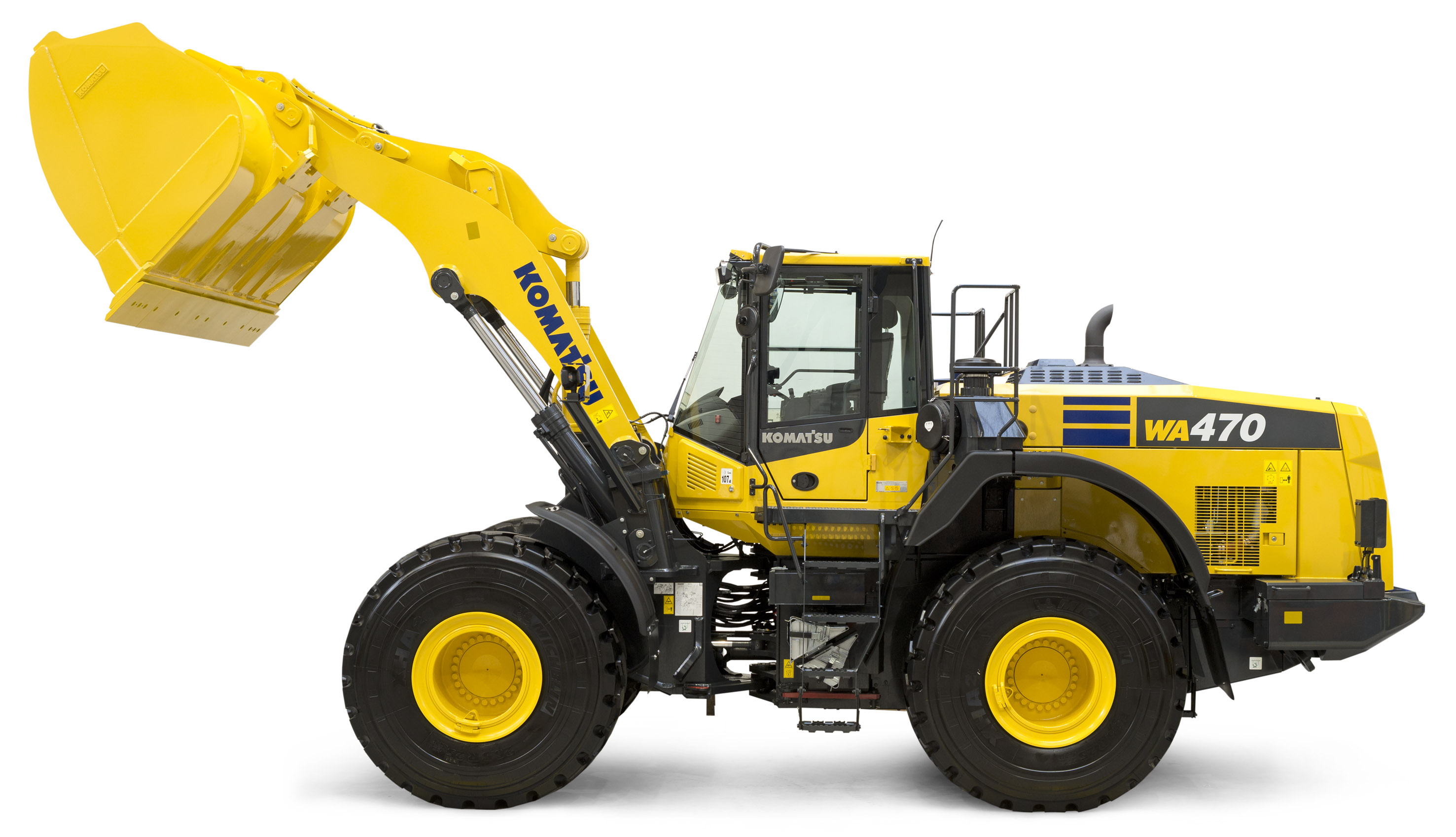 Komatsu’s WA47-8 wheeled loader