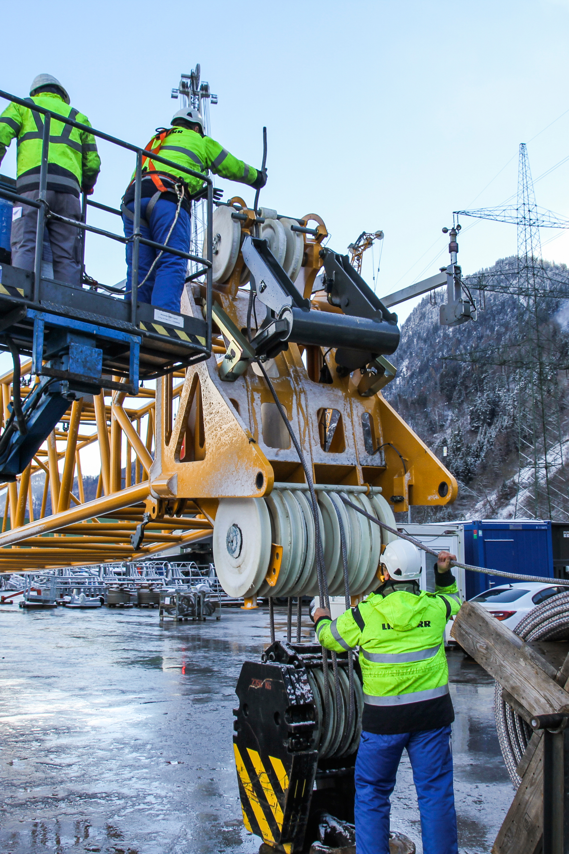 Liebherr Teufelberge fibre rope 