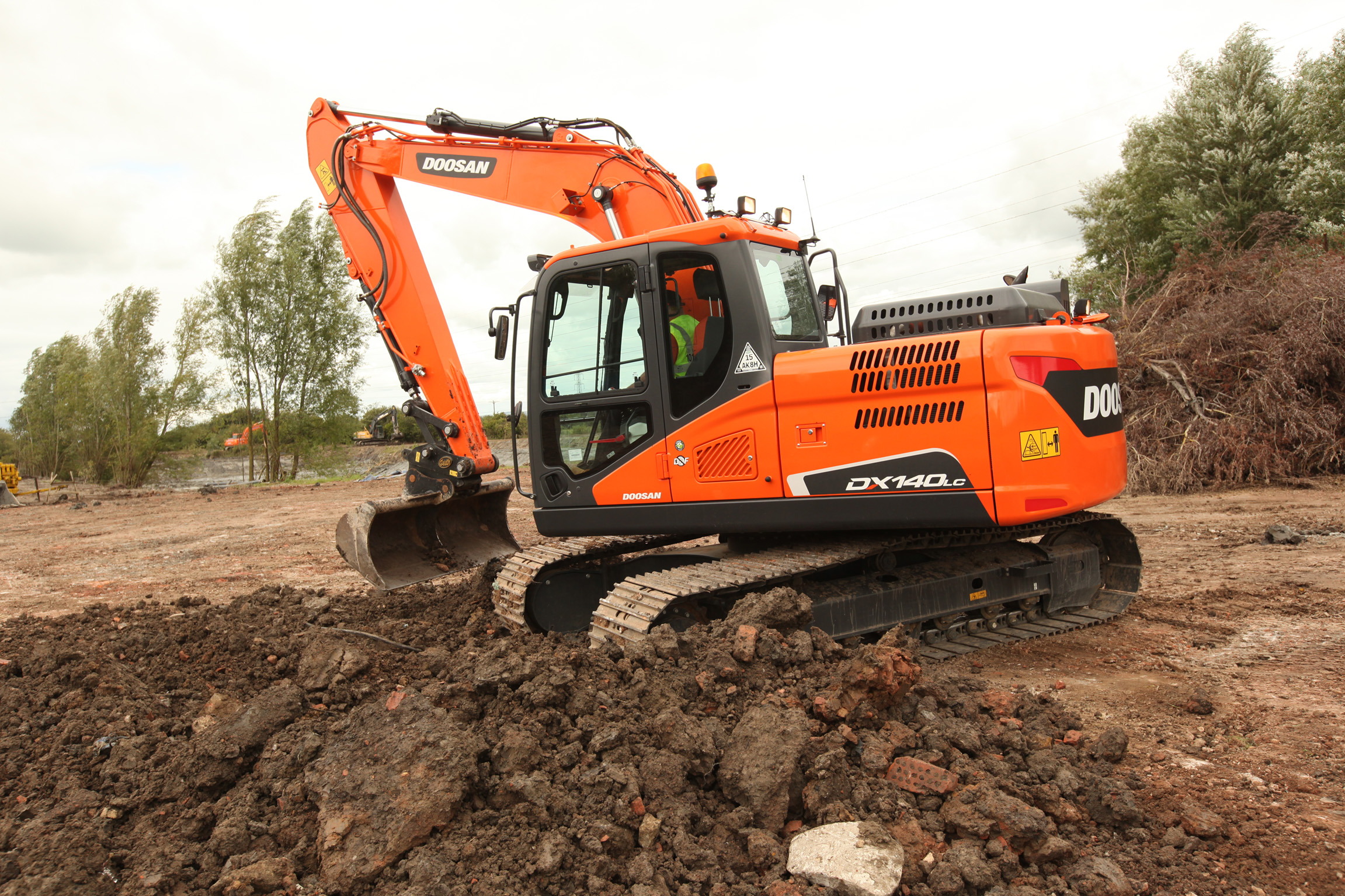 Doosan DX140LC-5 crawler excavator