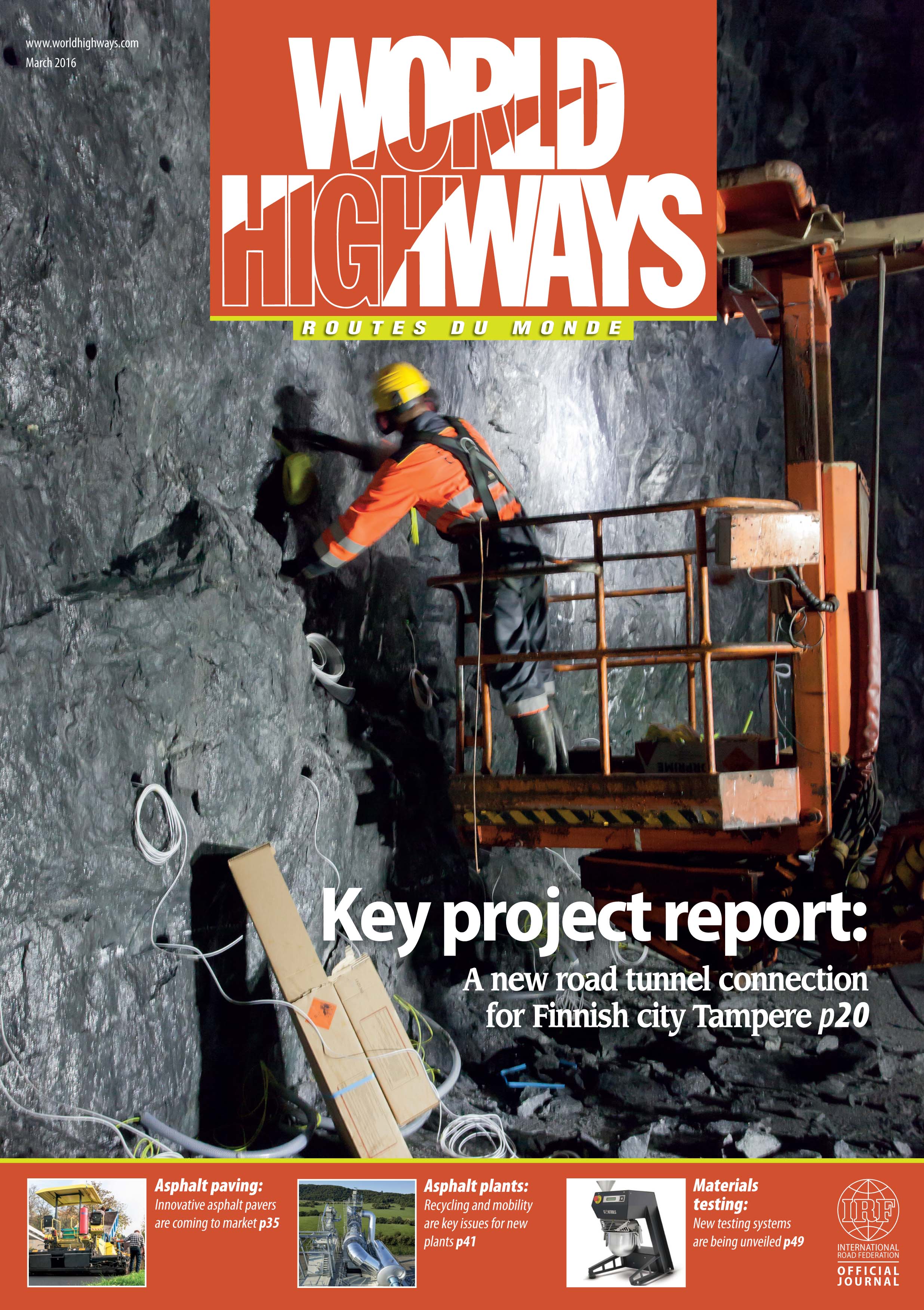 World Highways March 2016 Global Cover