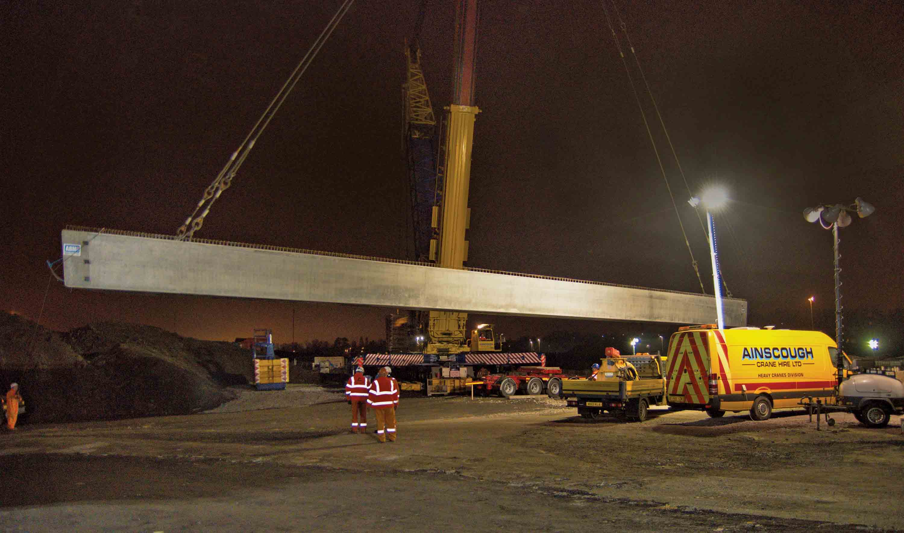 WH eurofile ABM precast solutions mobile cranes