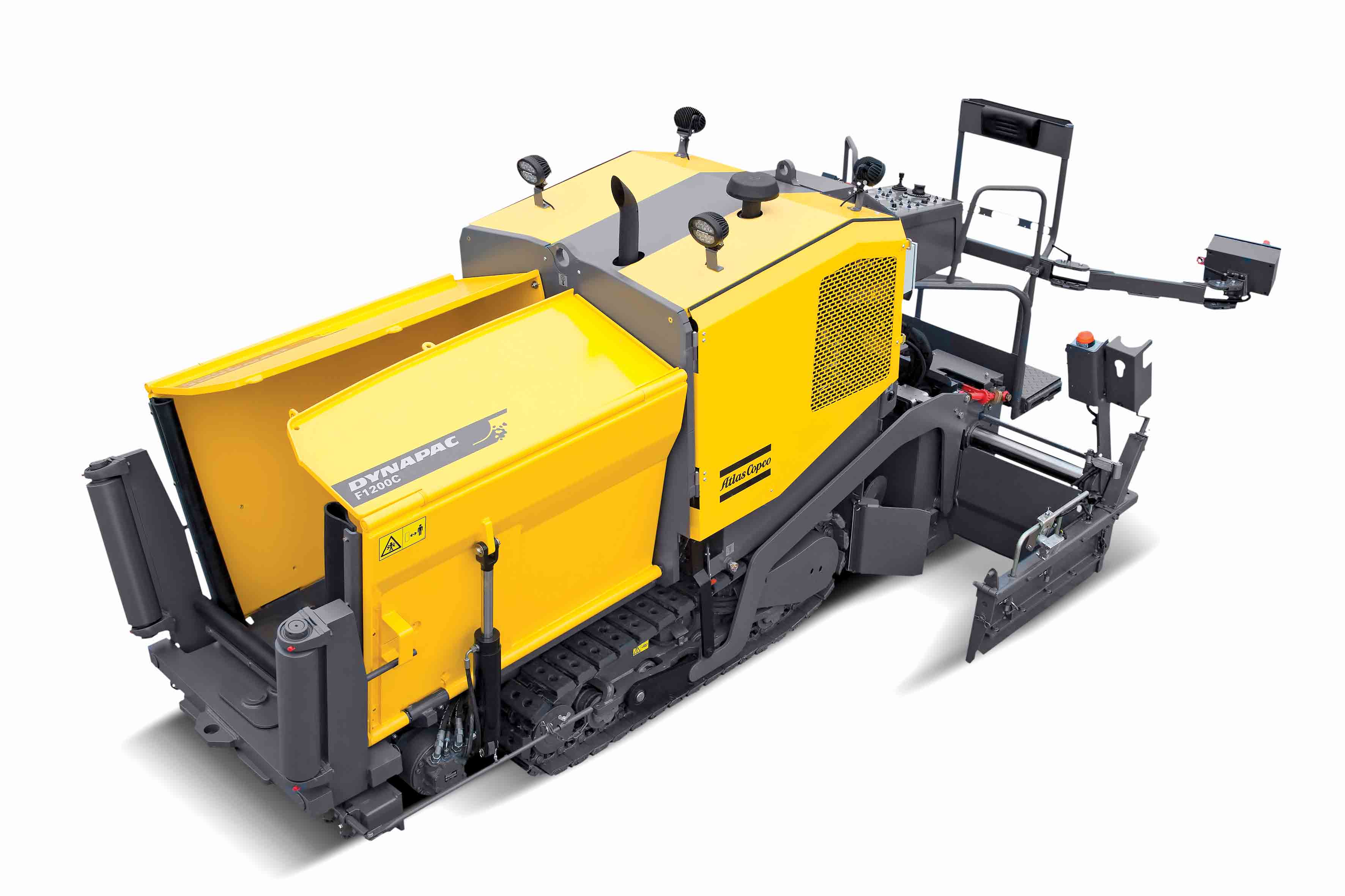 Atlas Copco’s F1200C asphalt paver 