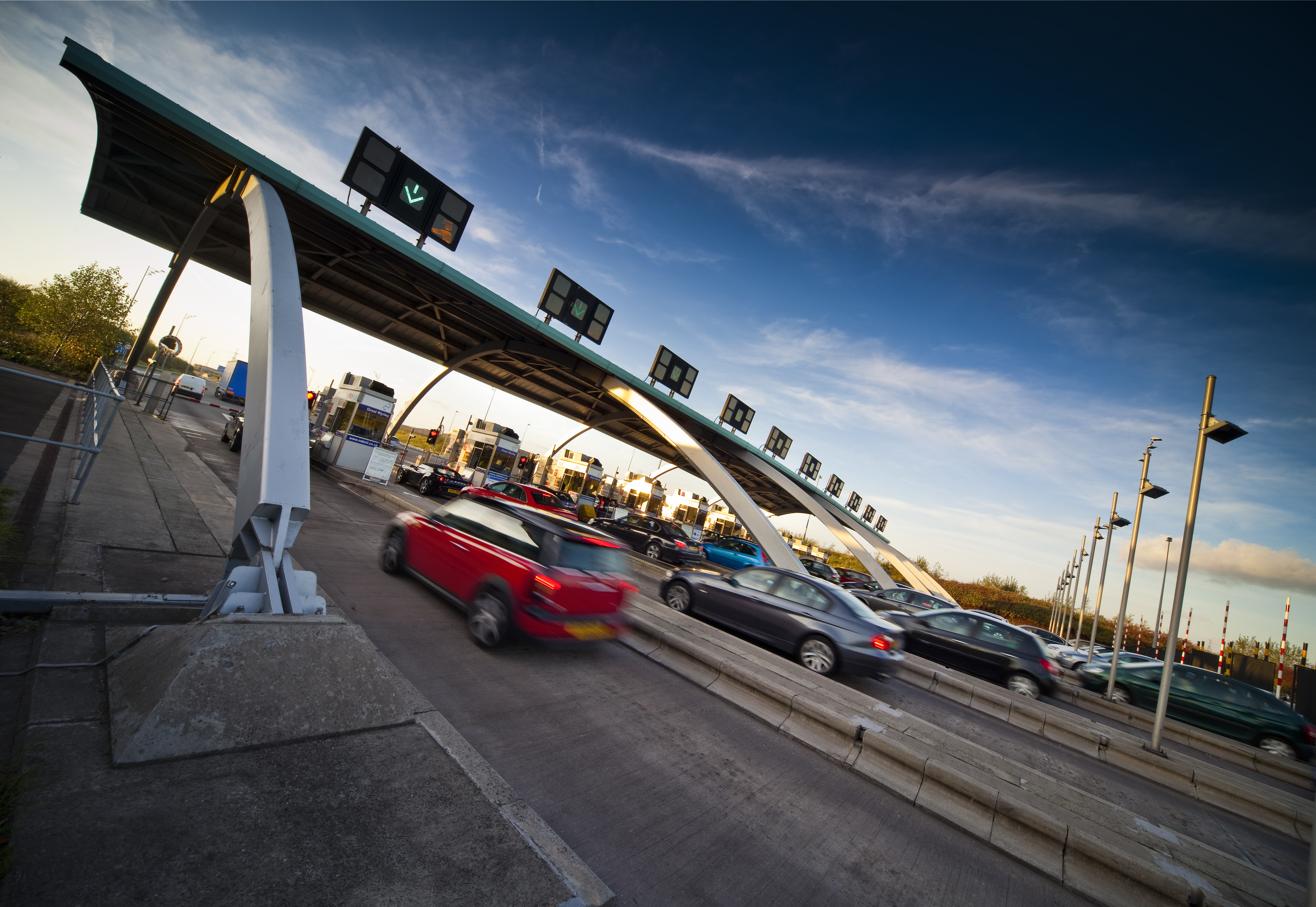 M6 tolled motorway