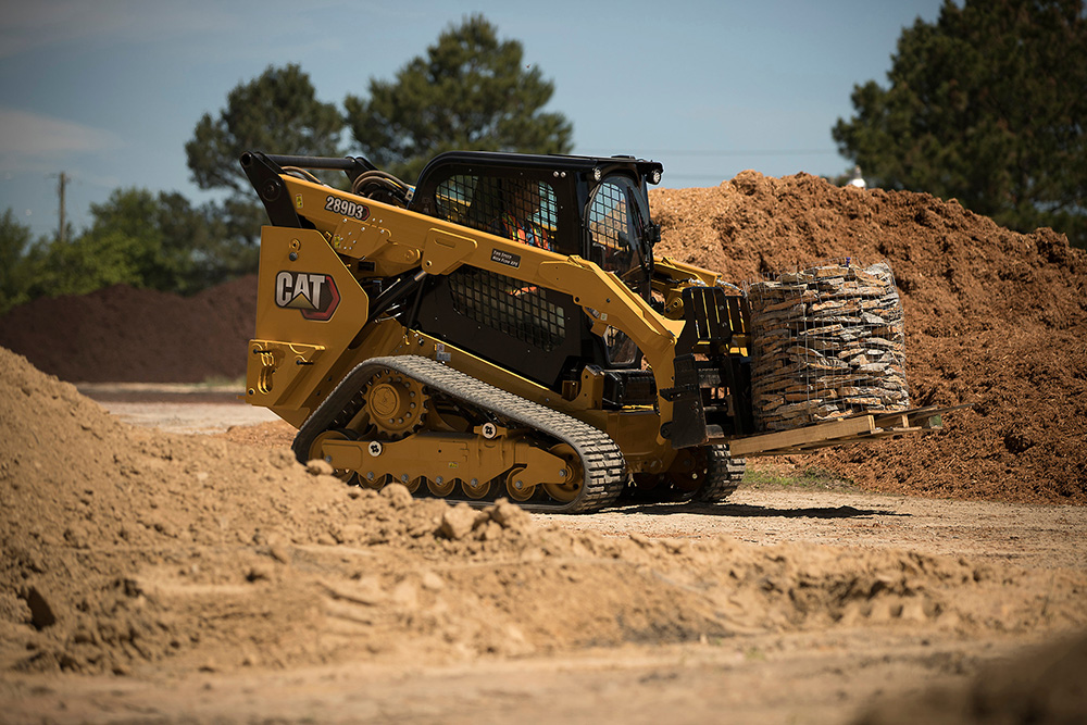 Caterpillar’s improved D3 compact tracked loader