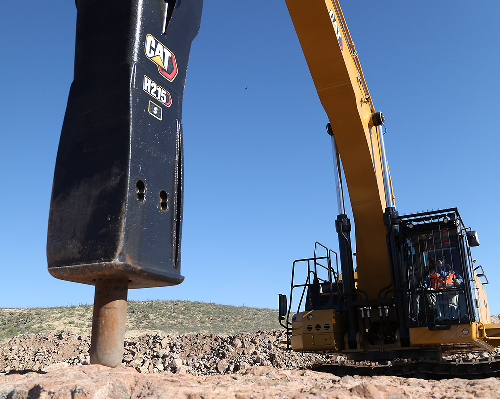 Caterpillar is offering new high-performance hydraulic breakers