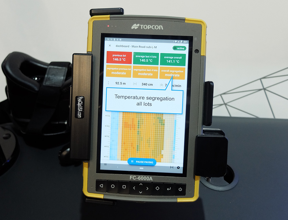 Topcon’s asphalt logistics solution