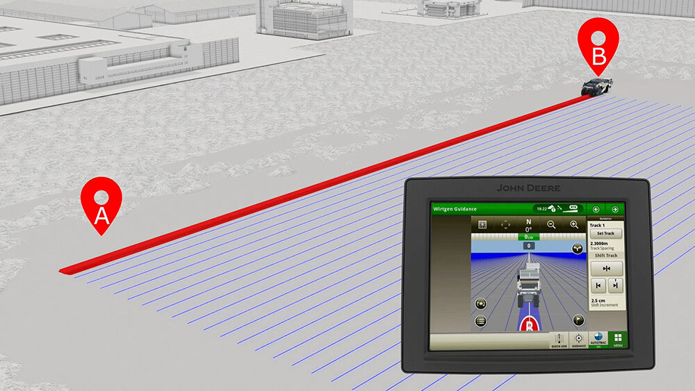 The new Wirtgen AutoTrac system for the WR series impresses with its ability to conserve resources and increase efficiency.