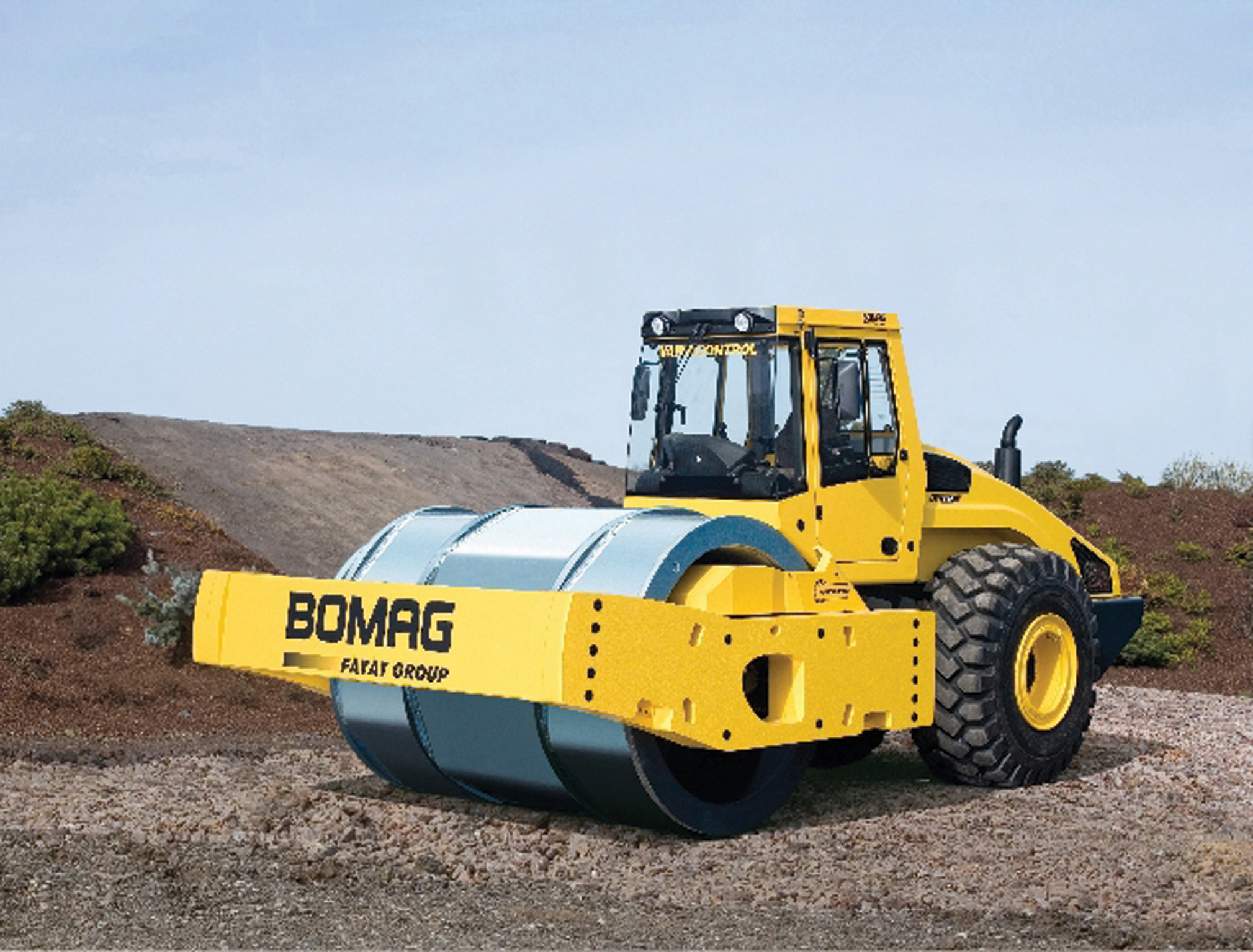 BOMAG's new BW332 single drum roller