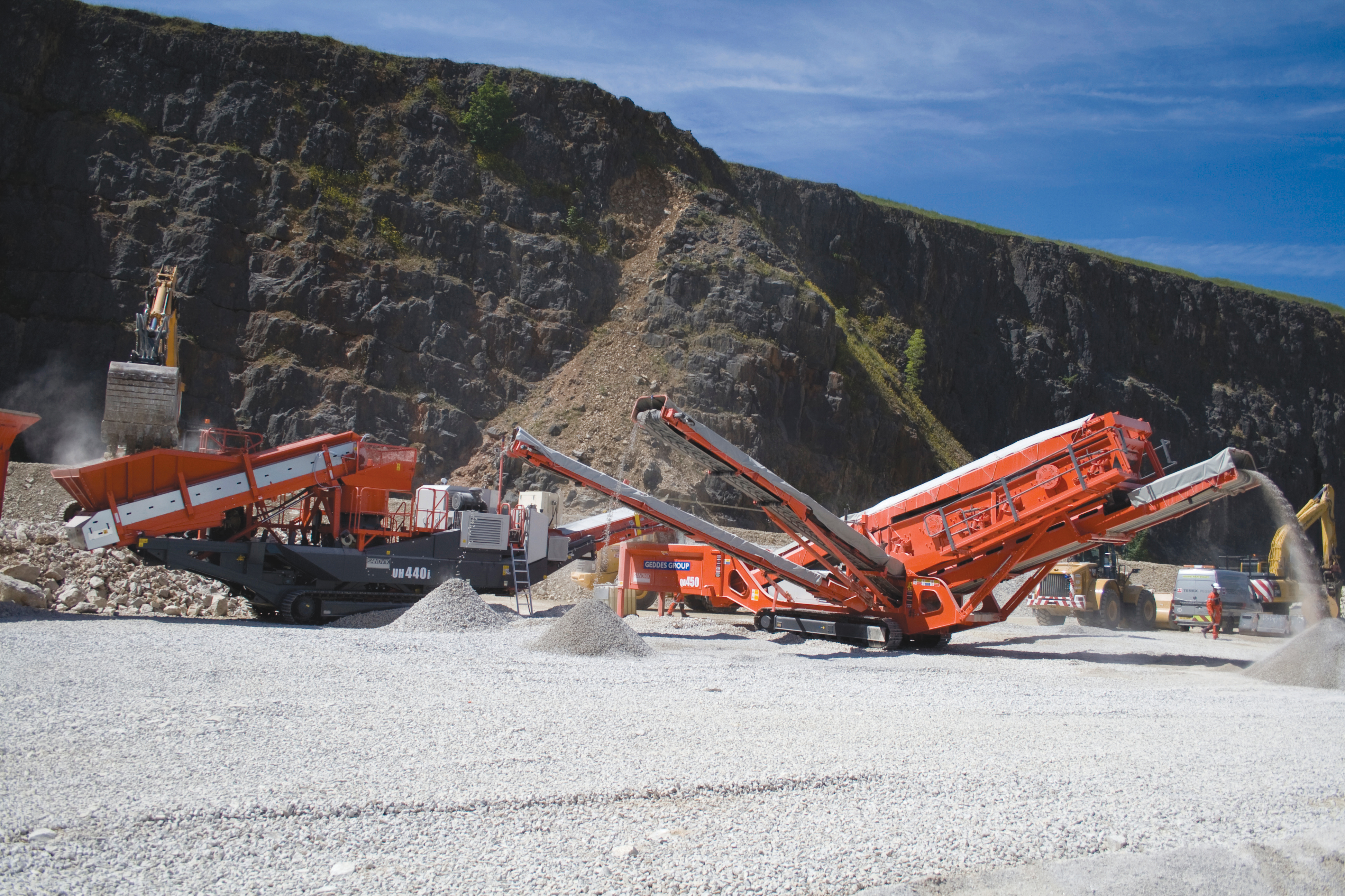 Sandvik self propelled impact crusher