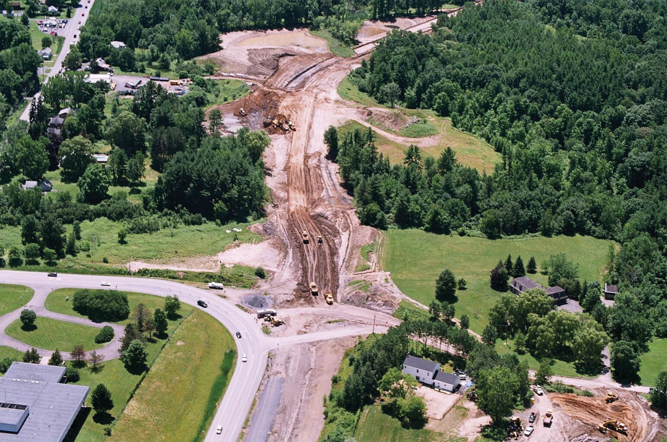 Route 85 Slingerlands bypass in progress