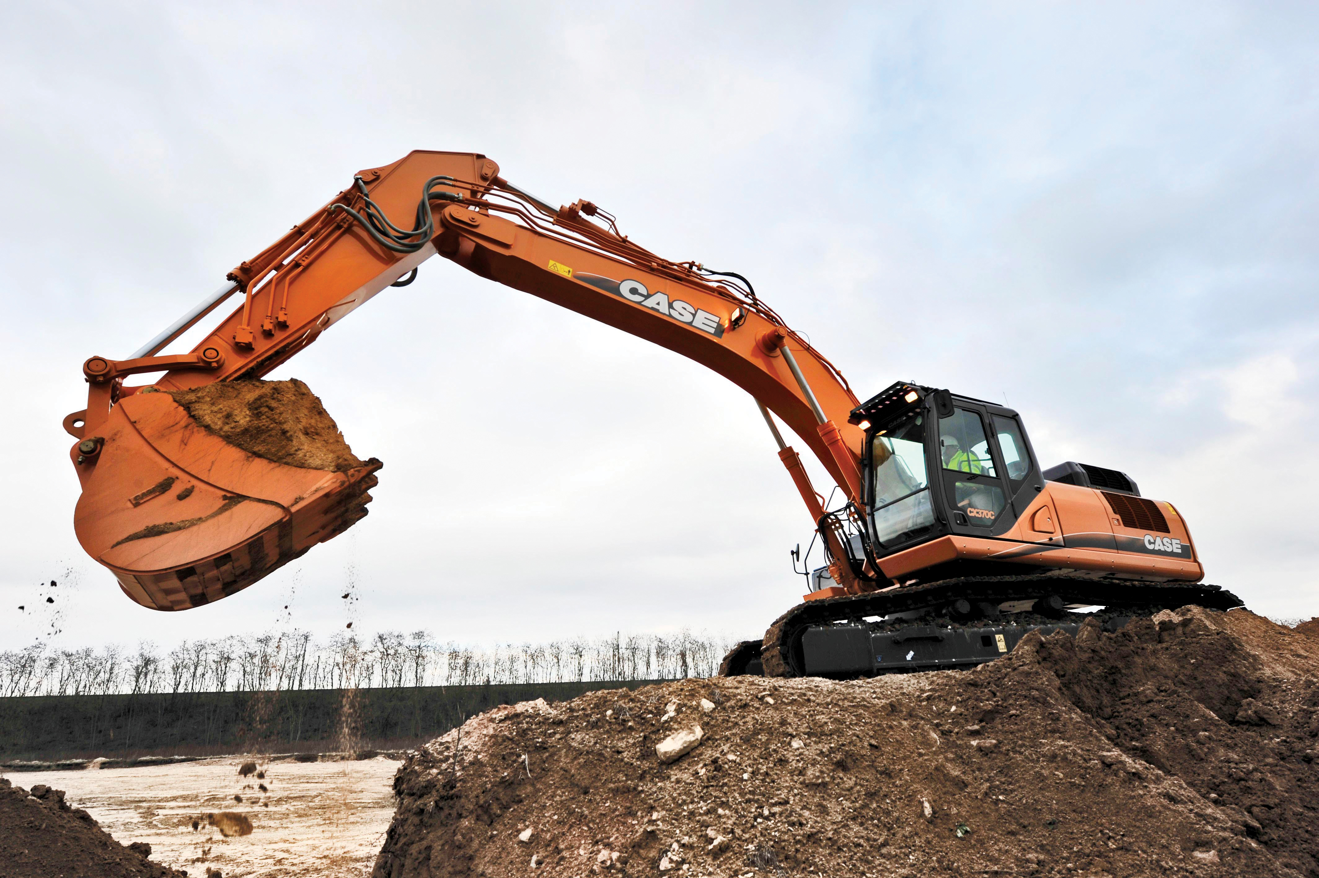 Case excavators