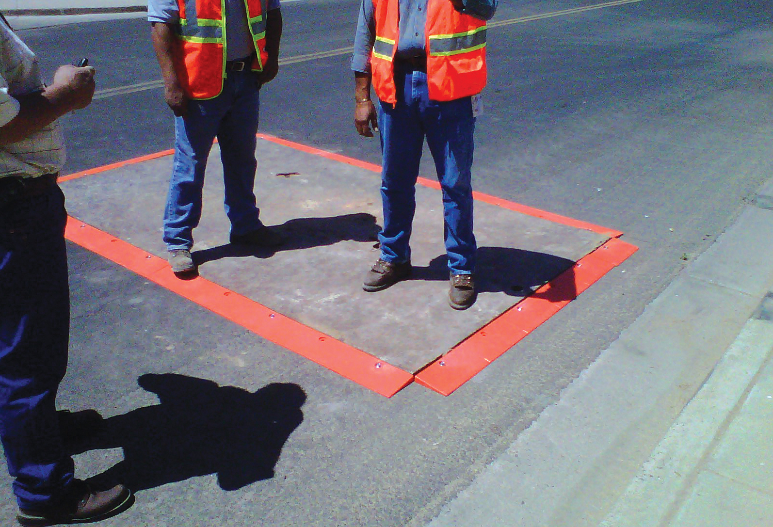 Plate Locks is said to be a cost-effective and reusable road plate securing system 