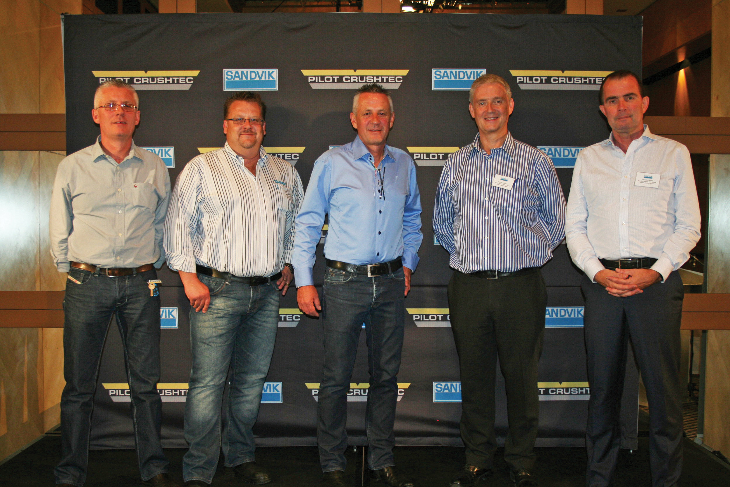 Sandvik's Pilot Crushtec team