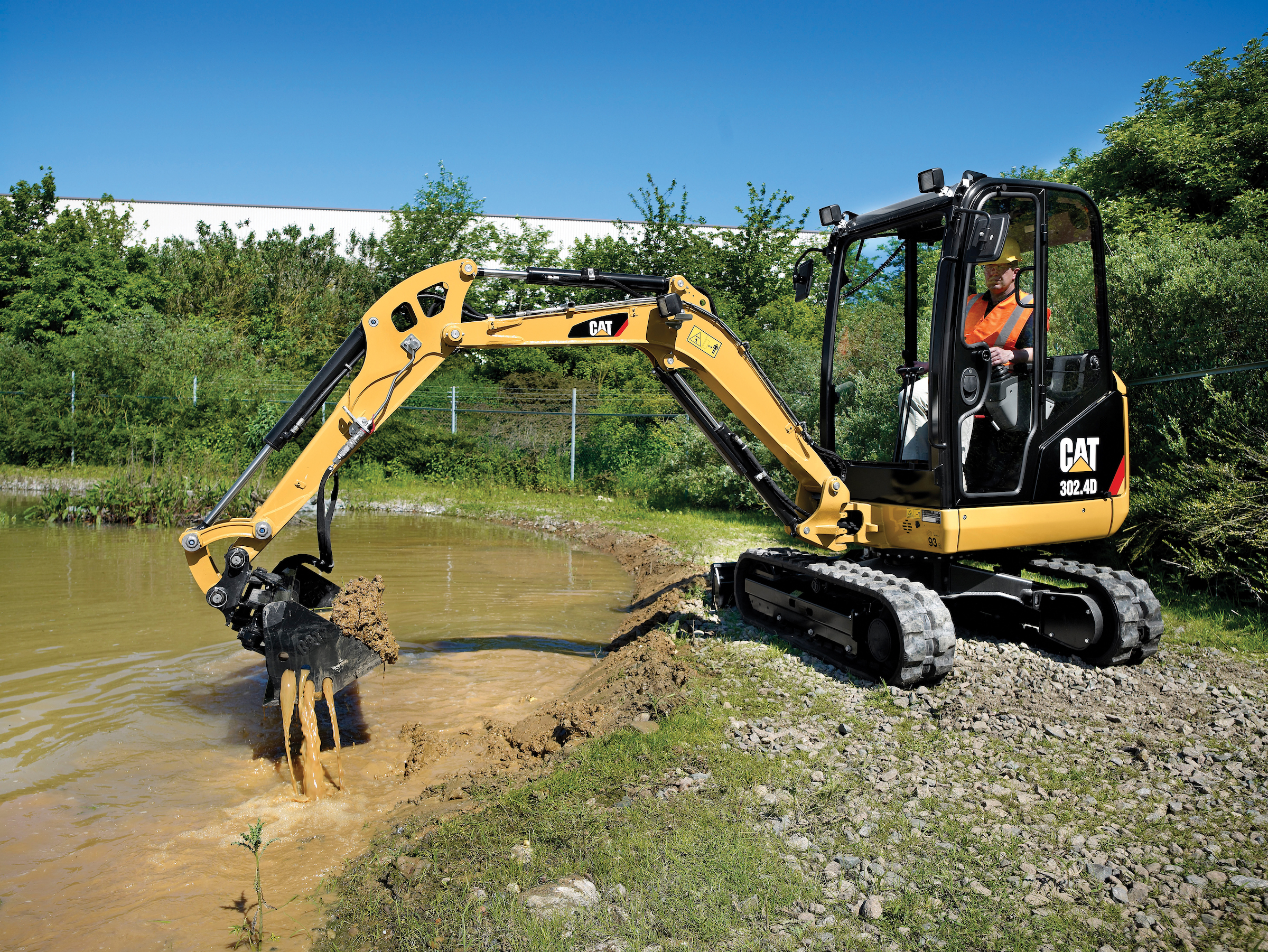 Cat’s 302.4D hydraulic excavator