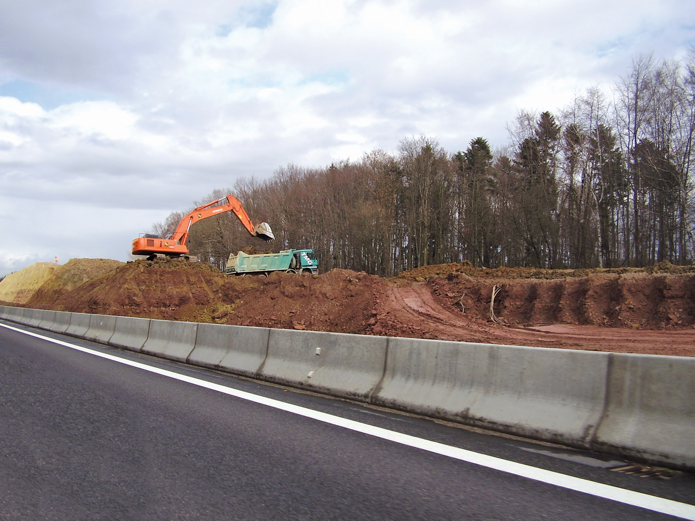 safety barrier on the highways 