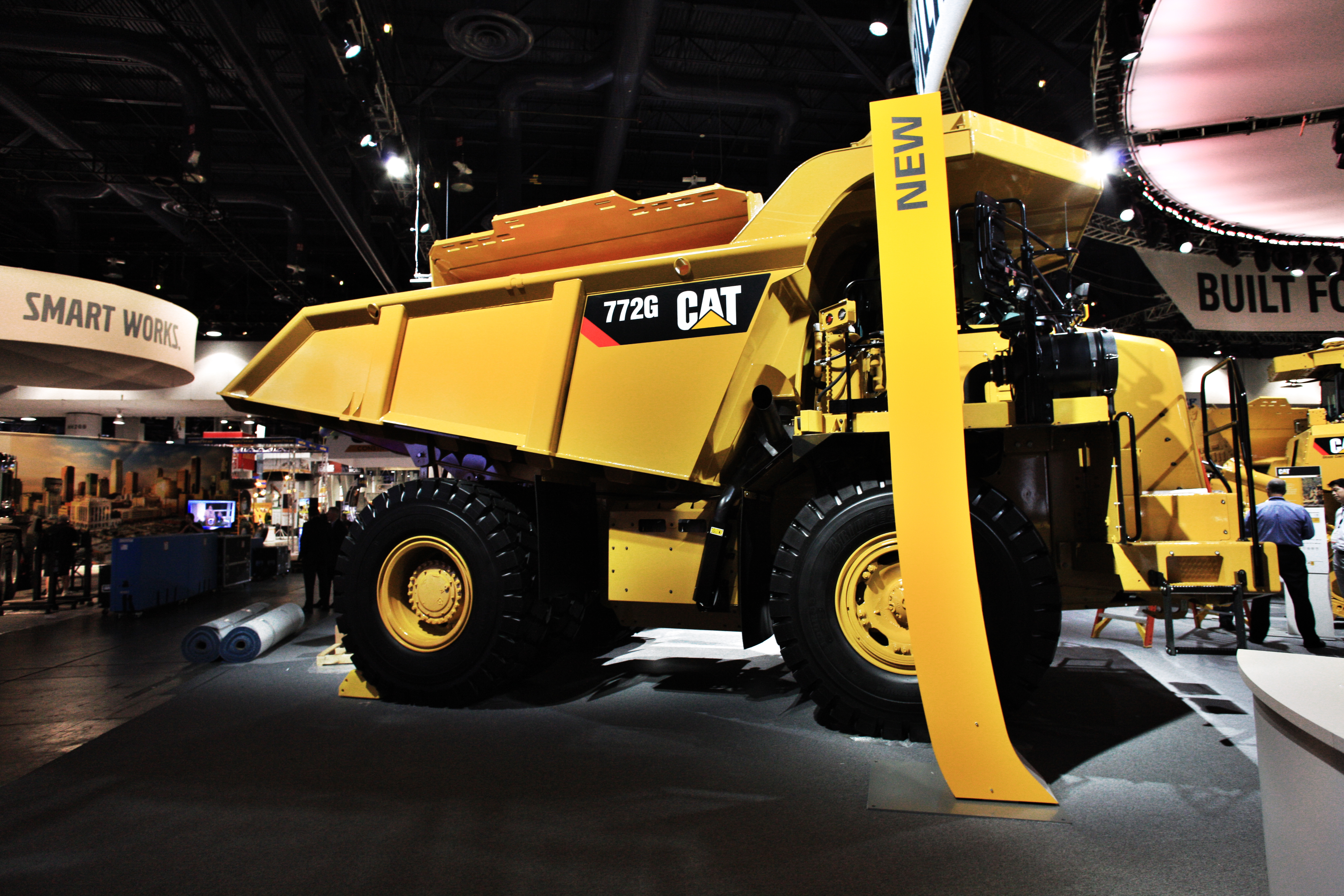 Caterpillar's 772G rigid trucks 