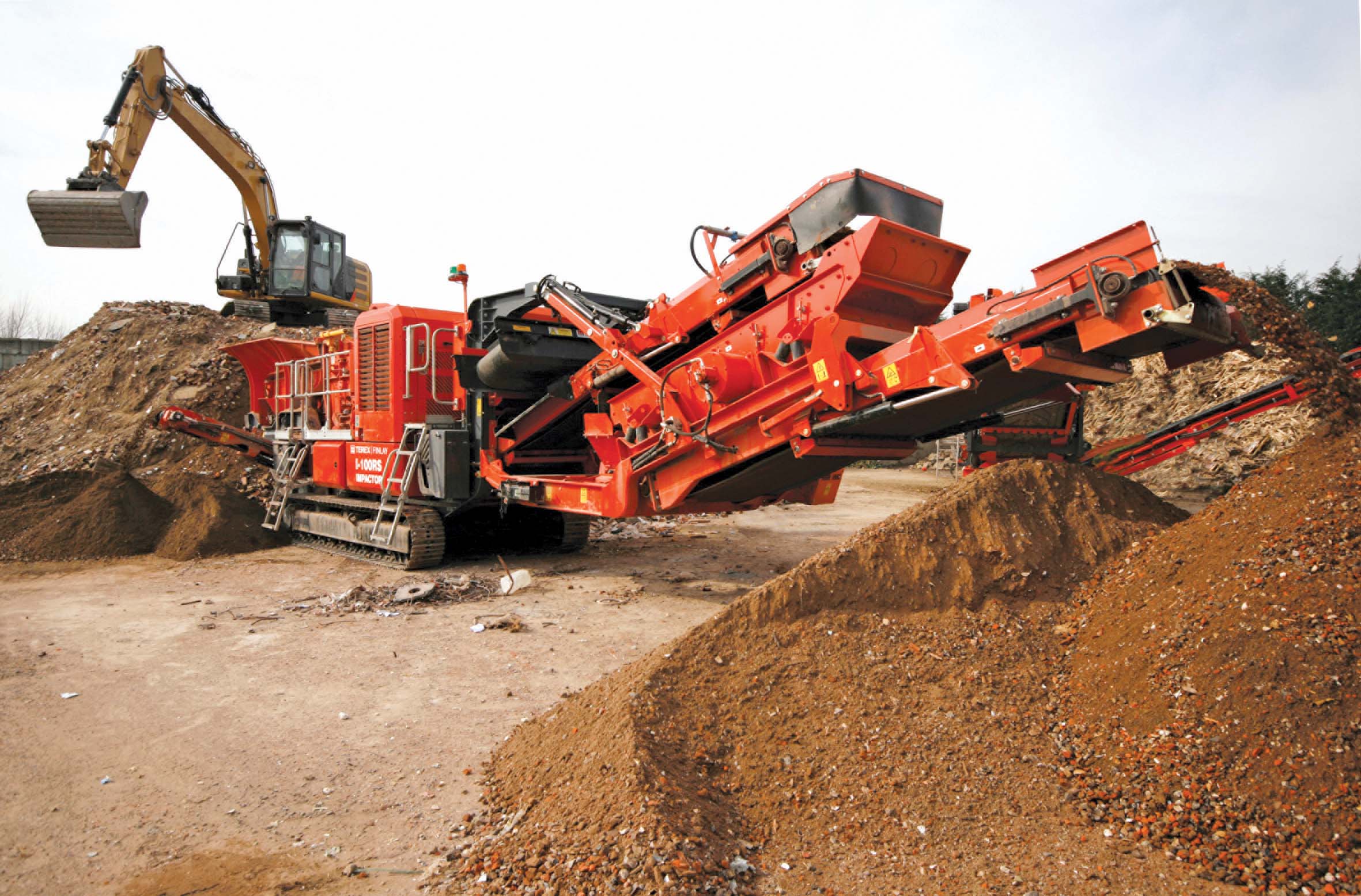 Terex Finlay I-100RS horizontal impact crusher 