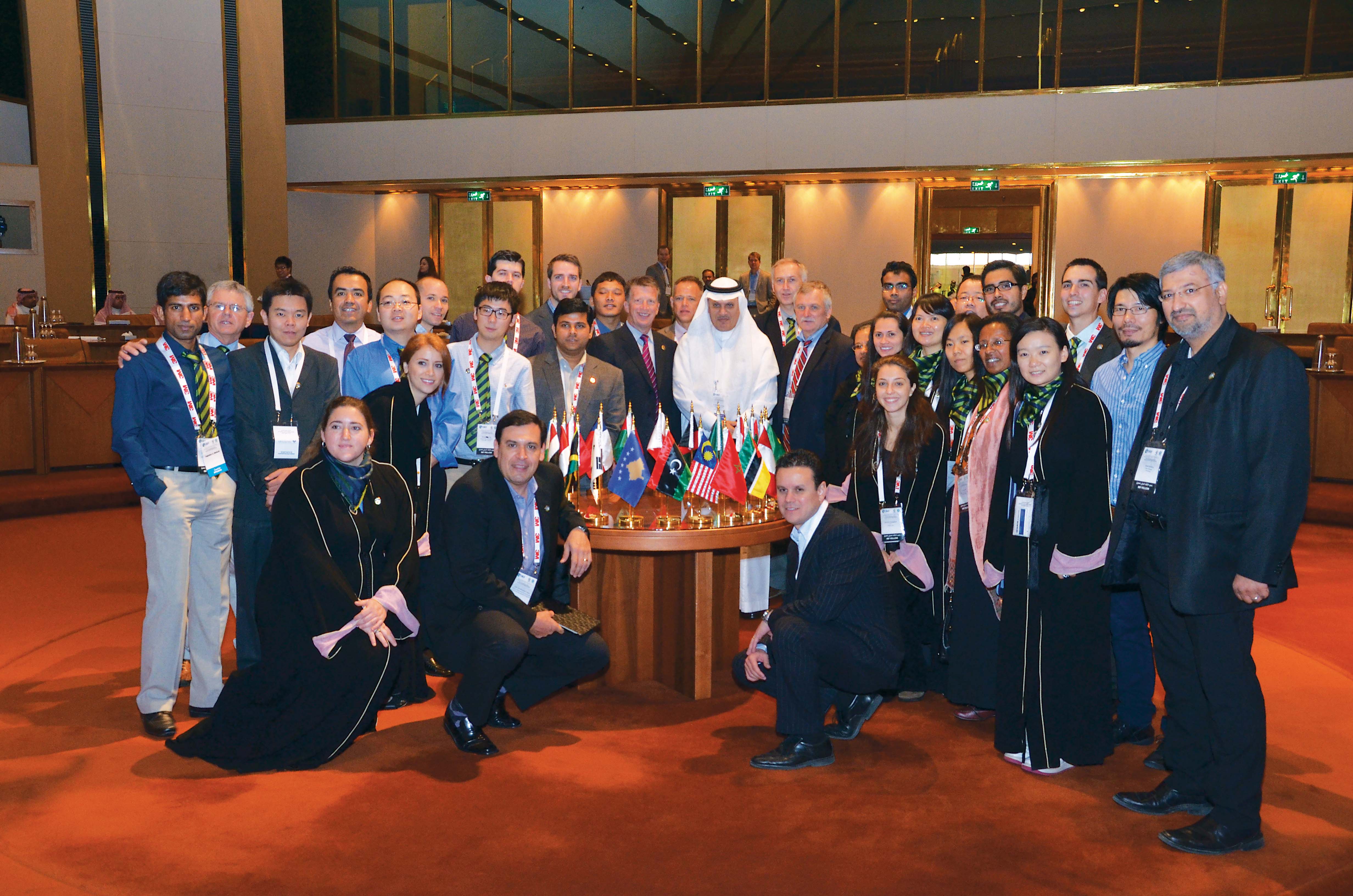 IRF Chairman HE Eng Abdullah A Al-Mogbel with IRF Fellows