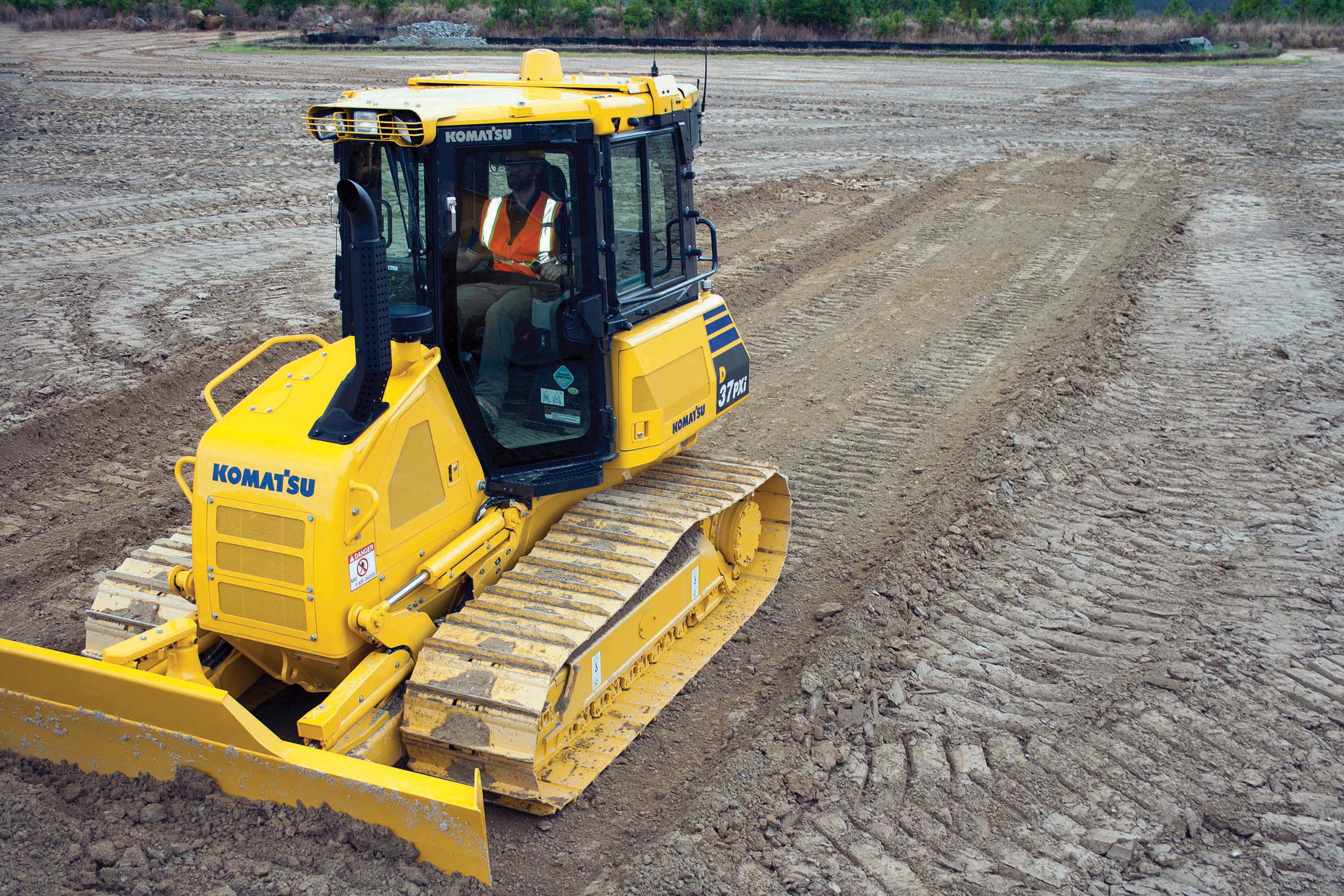 Komatsu new small dozers