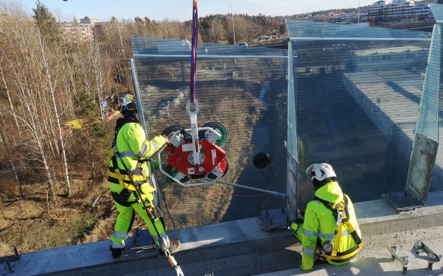 A panel weighs less than half that of a similarly sized glass sheet