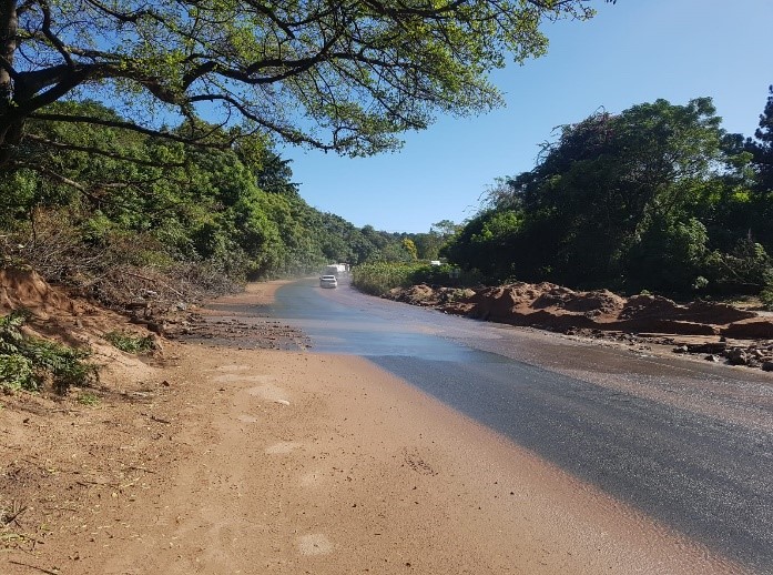 Figure 7.1 (top): Flood Damage on M7/P82