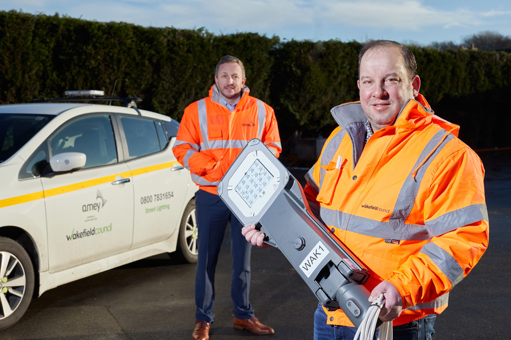 Services contractor Amey will upgrade more than 43,000 streetlights in the English city of Wakefield (image courtesy Amey