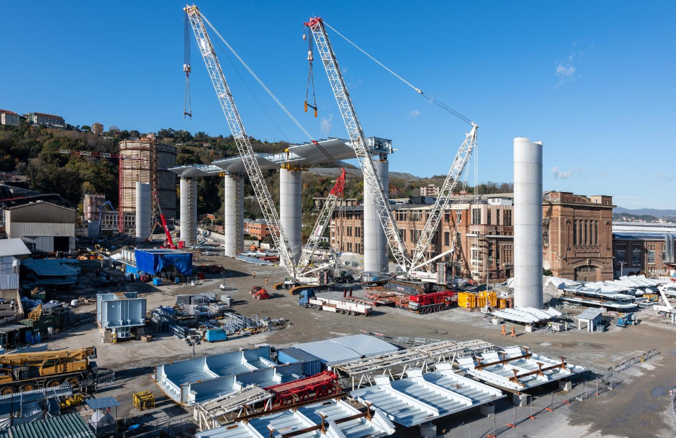 Italy’s new Genoa bridge is a test case for getting better working relationships within the county’s construction sector