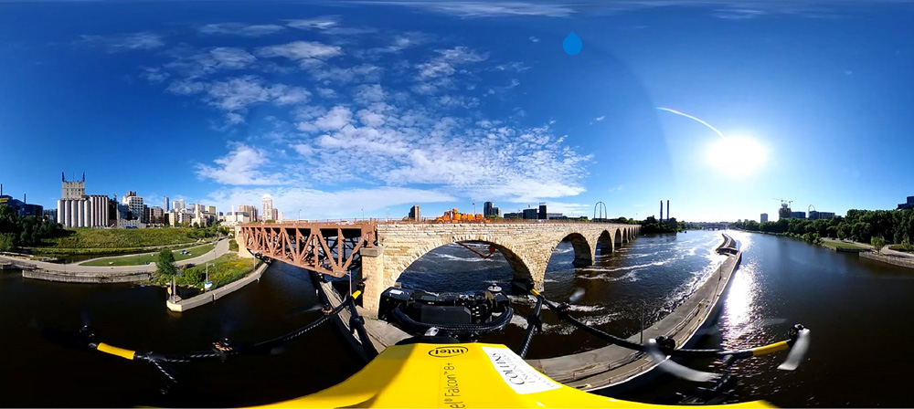 UAV over Stone Bridge | Photo Credit: Bentley Systems