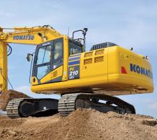 Komatsu’s PC210LCi-10 excavator 