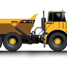 bauma China 2014 Preview Sany 40tonne SAT40 ADT 