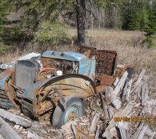 an old parked car 