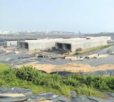 specially-built dry dock area