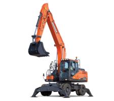 Doosan DX210W-5 wheeled excavator 