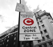 London’s congestion charge sign