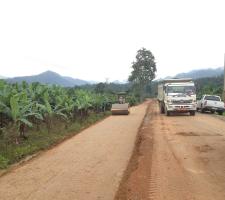 road construction in Ecuador