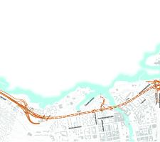 Tampere road tunnel map