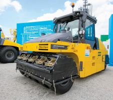 Atlas Copco’s rubber tyred compactor 