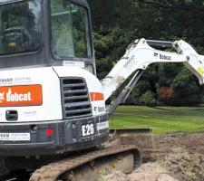 Bobcat mini excavator 