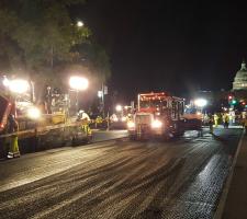 Wirtgen, Caterpillar and BOMAG machinery