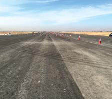 The runway at Amman airport 