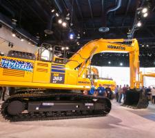 Komatsu HB365LC-3 hybrid excavator