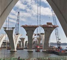 Woodrow Wilson Bridge construction