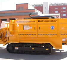 Putzmeister latest self propelled pump