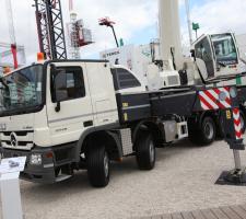 Terex Roadmaster 5300 Truck Mounted Crane, live at INTERMAT 2012