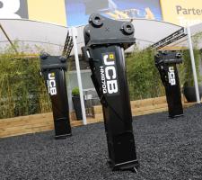 JCB hydraulic breakers, live at INTERMAT 2012