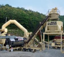 Barrel dryer/mixer working