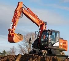 ZX140W-5 wheeled excavator from HCME